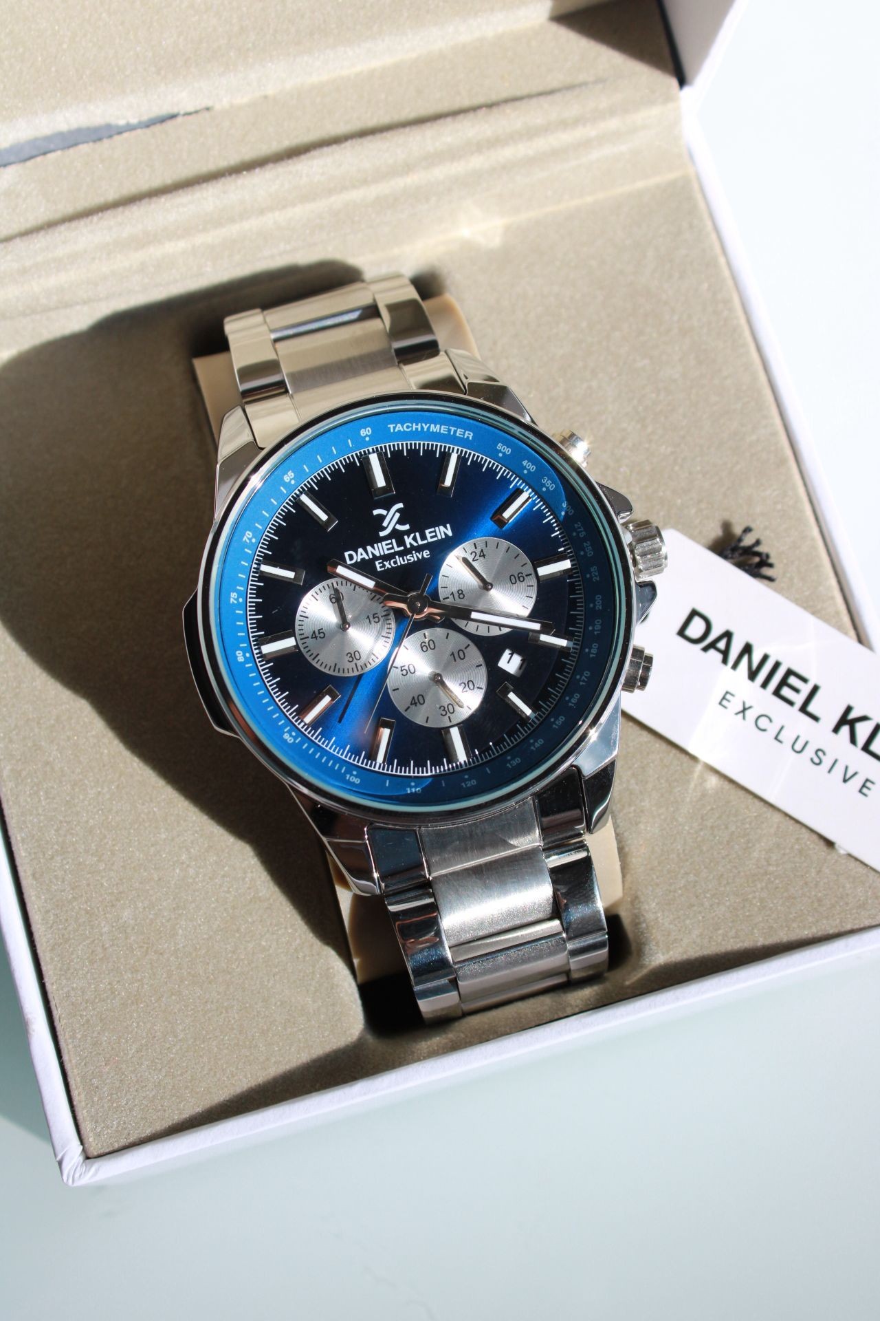 Orijinal Daniel Klein Lacivert Kadran Exclusive Seri Erkek Kol Saati