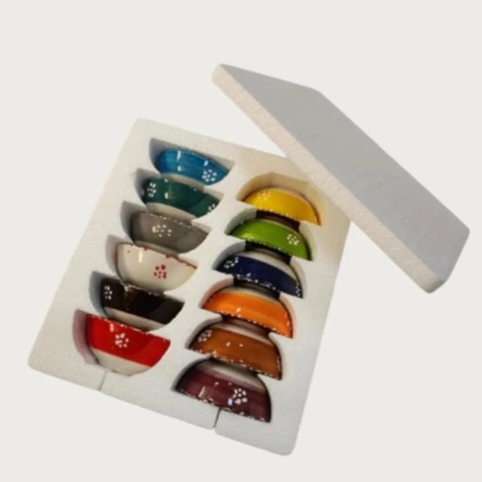 Turkish Ceramic Tile Motif Bowl 12 pieces