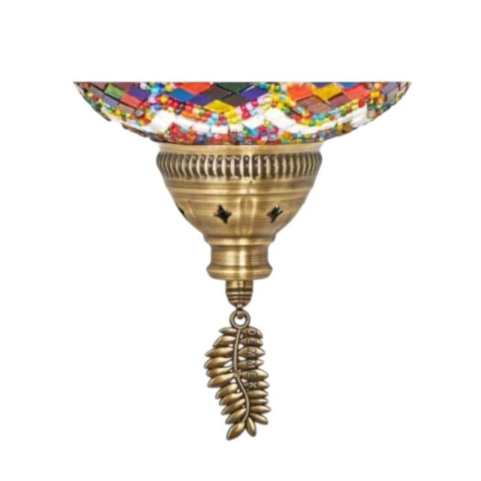 Turkish Mosaic 3-Piece Ceiling Chandelier Lamp