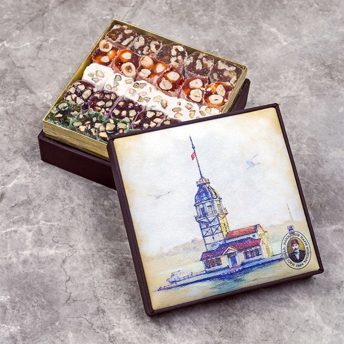 Hafız Mustafa Luxury Mixed Turkish Delight Maiden Tower Box