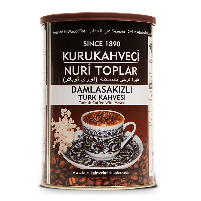 Nuri Toplar Gum Mastic Turkish Coffee 250g Delicious