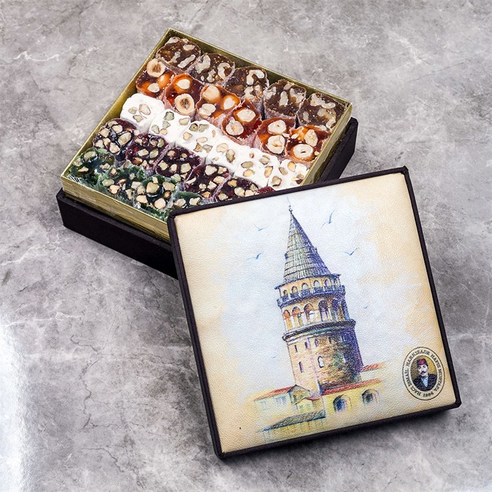 Hafız Mustafa Luxury Mixed Turkish Delight Galata Tower Box