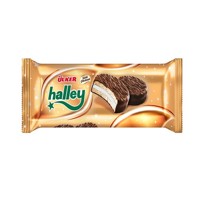 Halley Chocolate Coated Sandwich Biscuit 8 Pcs 240g