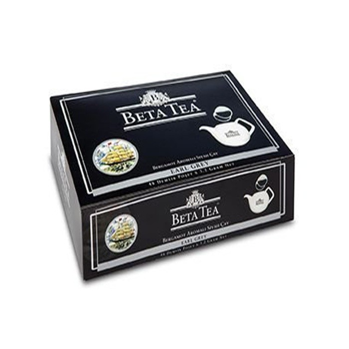 Beta Tea Earl Grey Black Tea Cup Pack 48 Bag