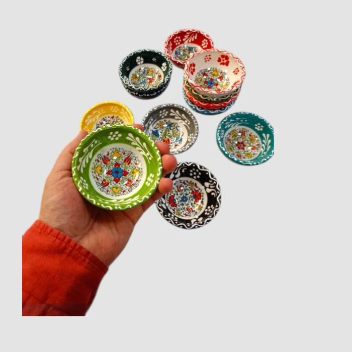 Turkish Ceramic Tile Motif Bowl 12 pieces