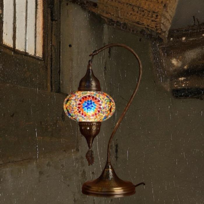 Turkish Mosaic Handmade Table Lampshade