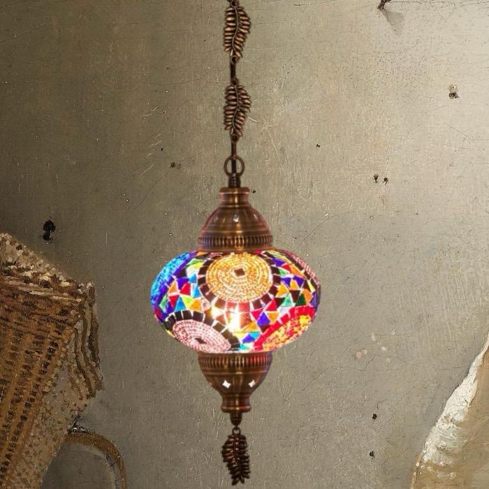 Turkish Mosaic Ceiling Chandelier Lamp