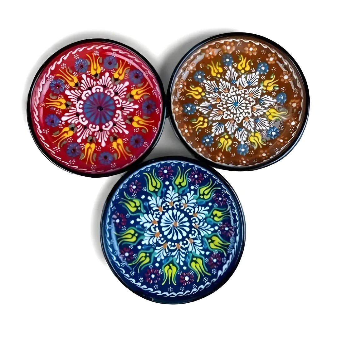Turkish Ceramic Tile Motif Bowl 3 pieces