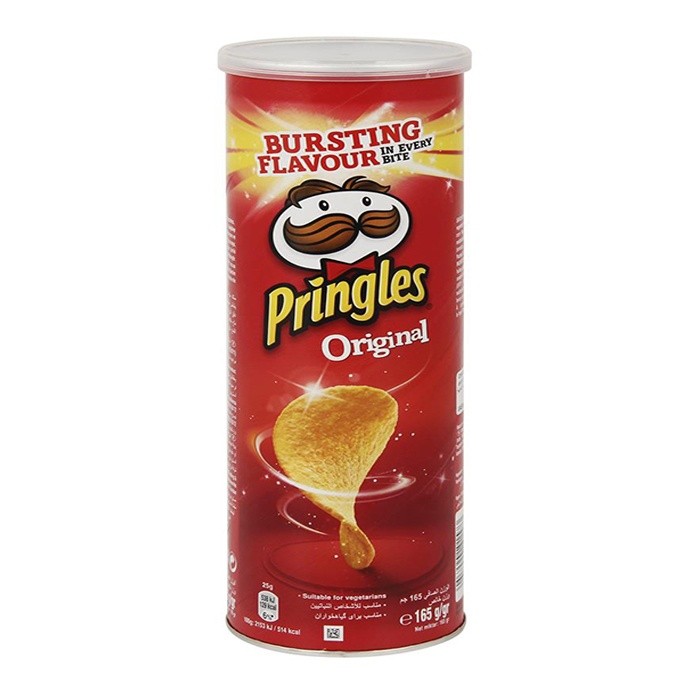 Pringles Original Plain Potato Chips 165g