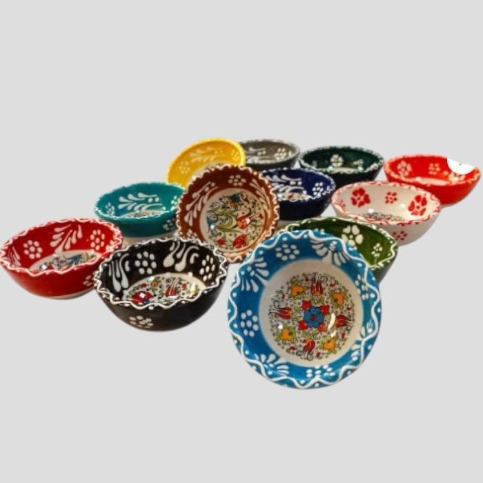 Turkish Ceramic Tile Motif Bowl 12 pieces