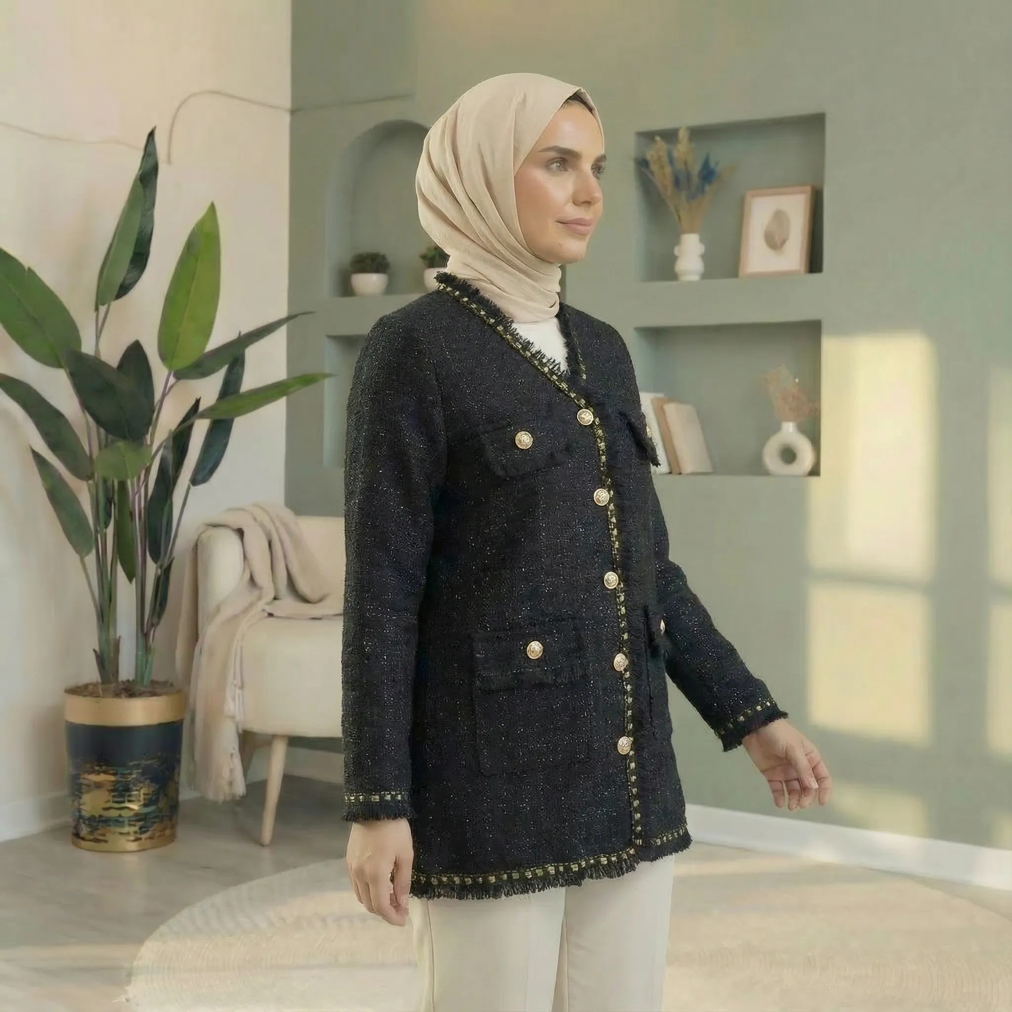 Simli Balıkçı Hırkası