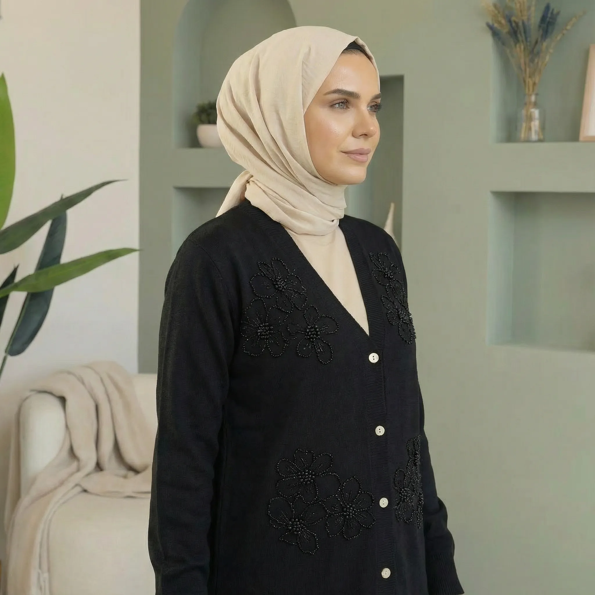 Merserize Hırka – Standart Beden