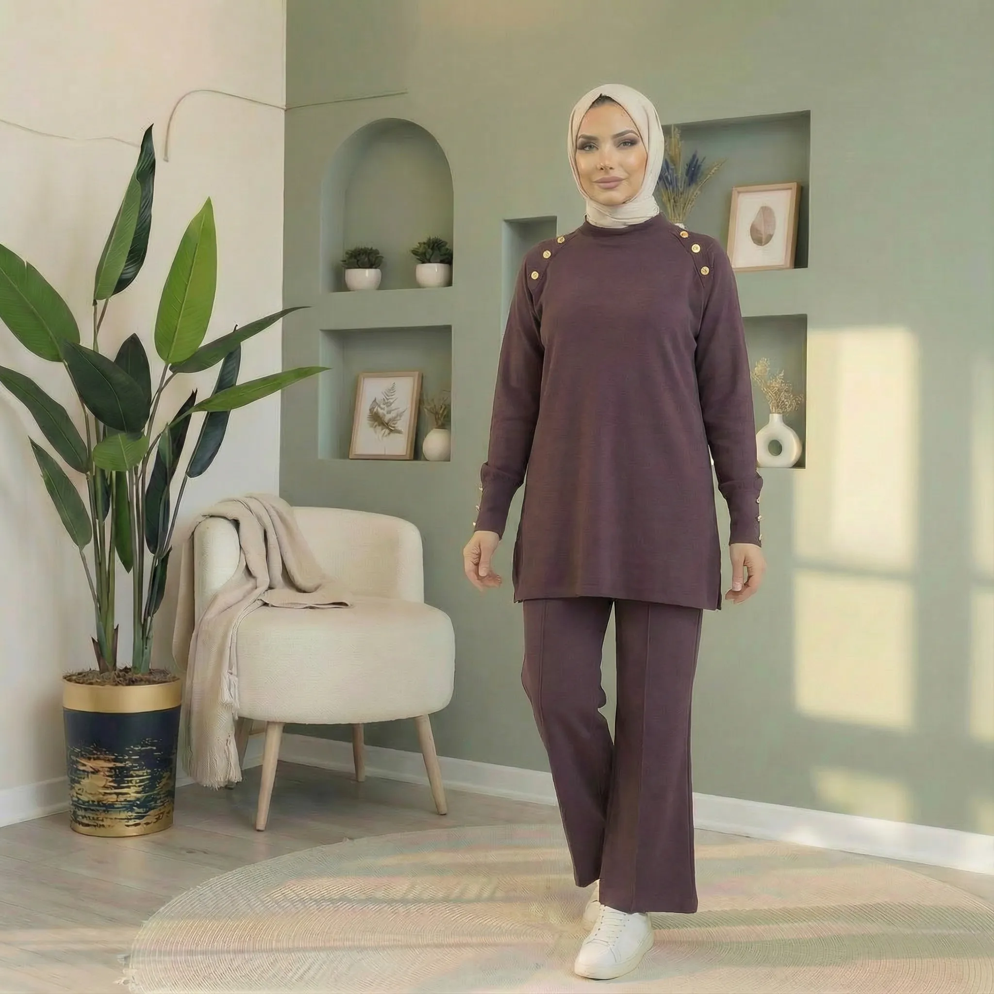 Armera İthal Oysho Takım - GÜL KURUSU