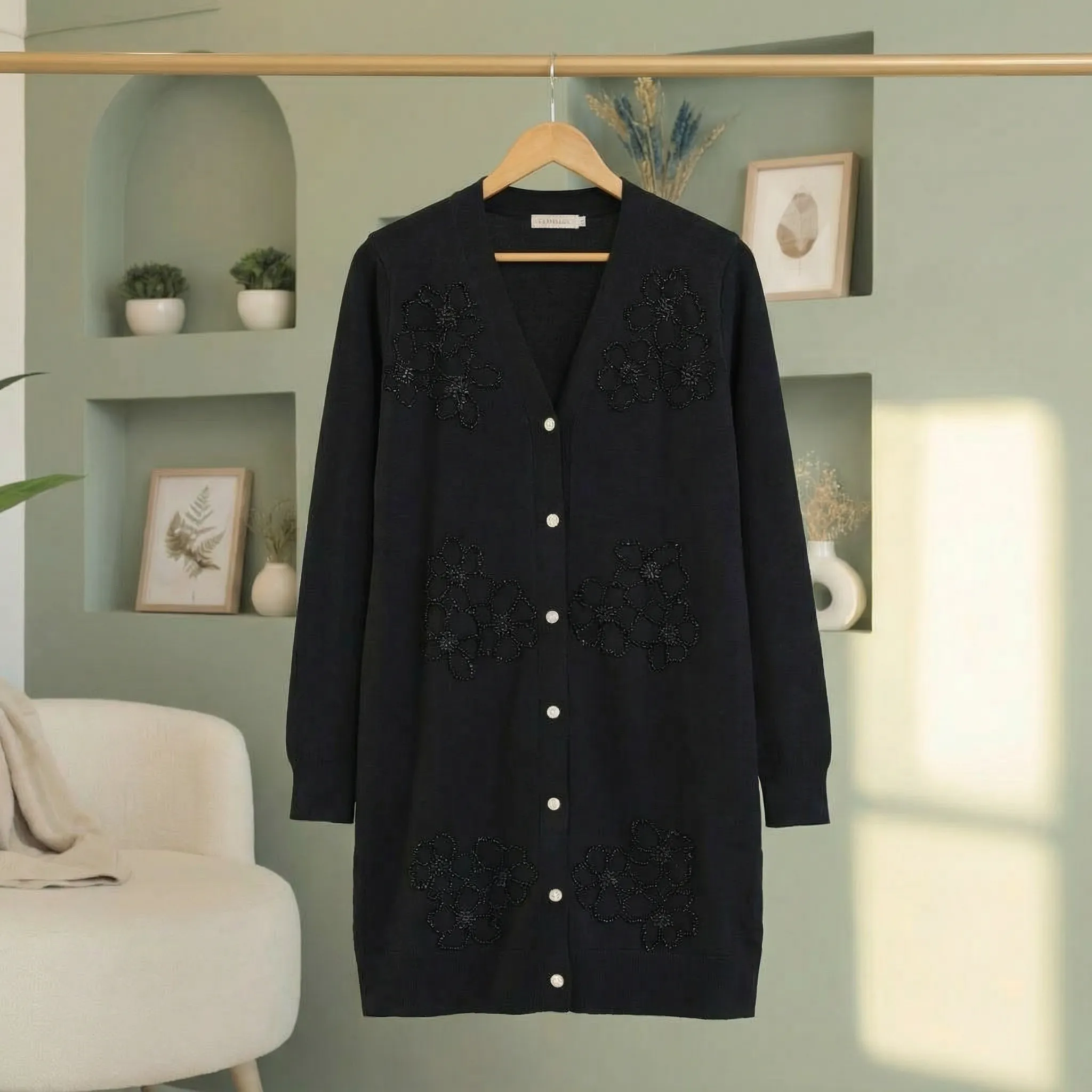 Merserize Hırka – Standart Beden