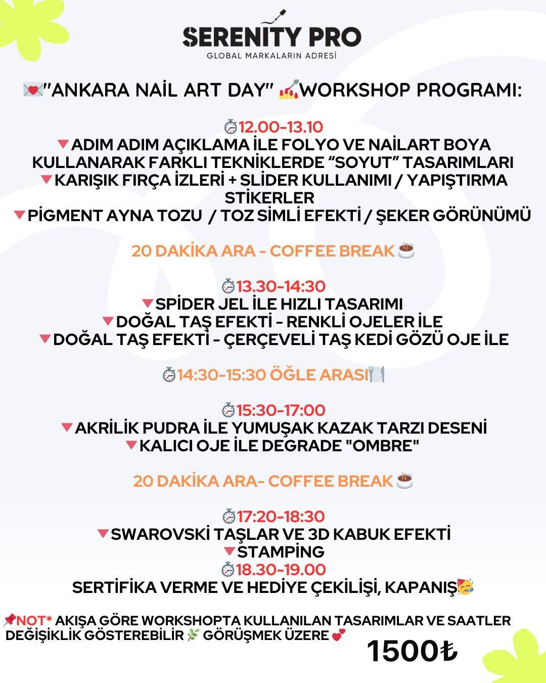 SVETLANA BOZAN NAİL ART WORKSHOP (NİSAN AYI)