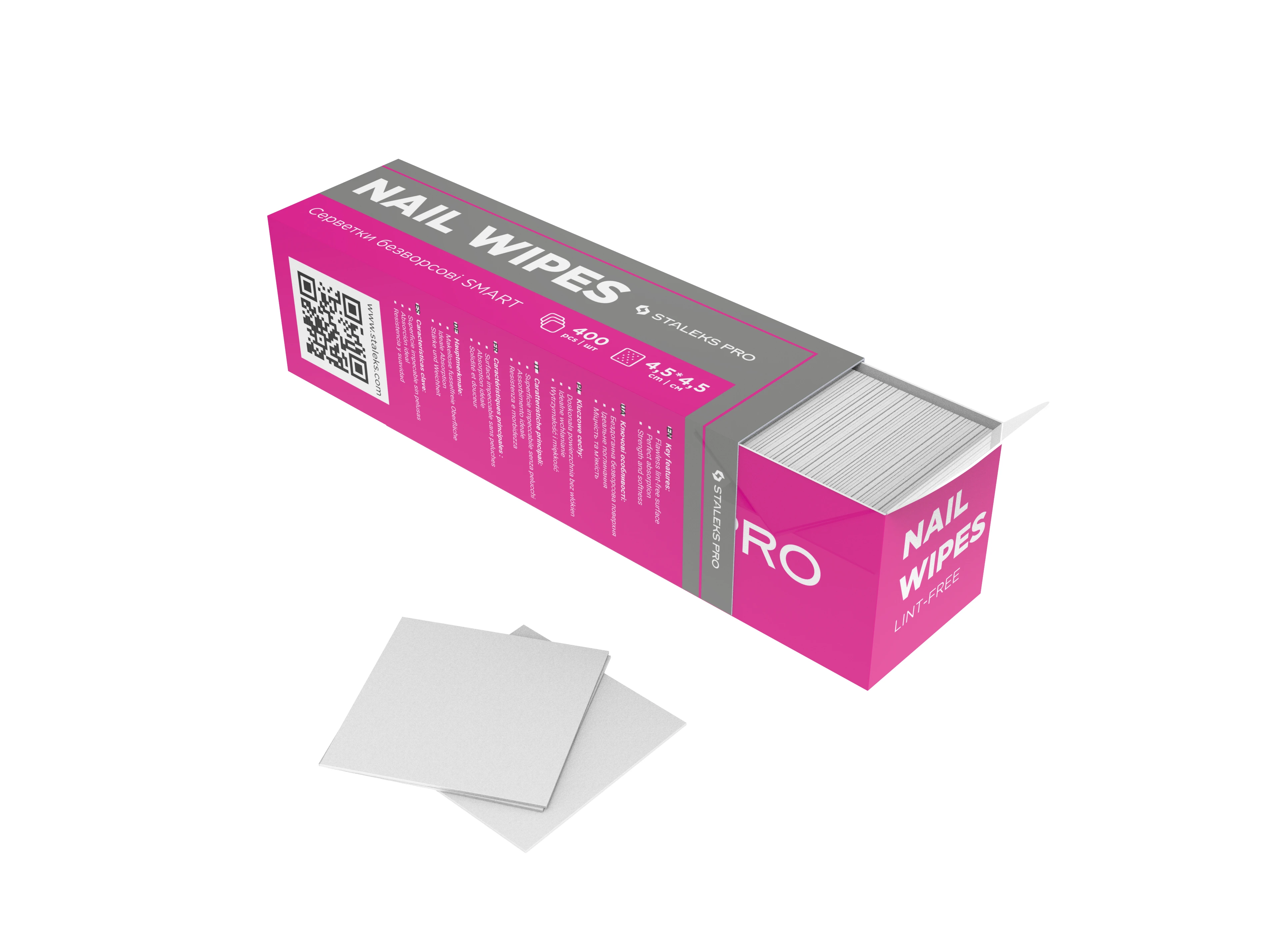 Staleks Tüysüz Mendil Beyaz