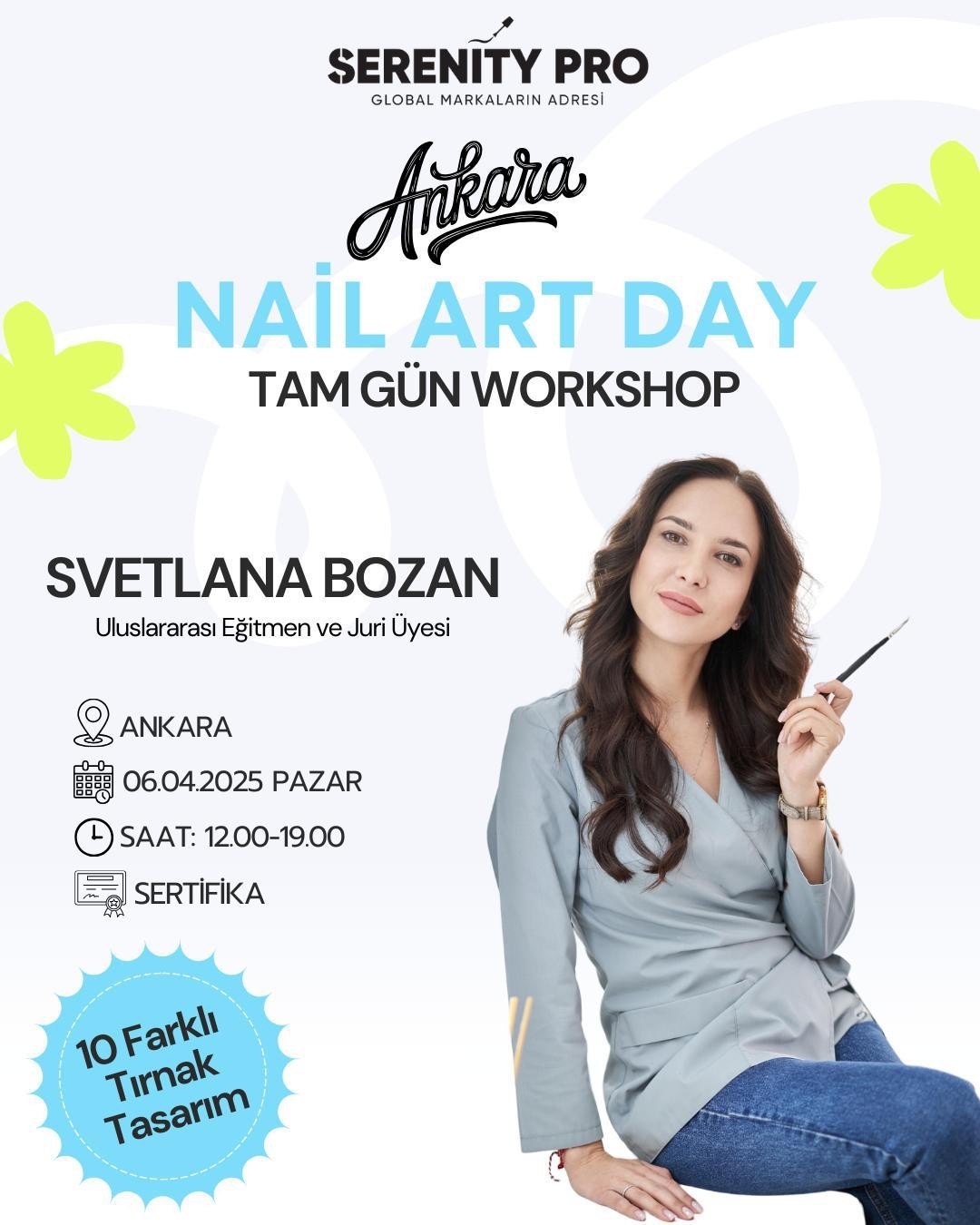 SVETLANA BOZAN NAİL ART WORKSHOP (NİSAN AYI)