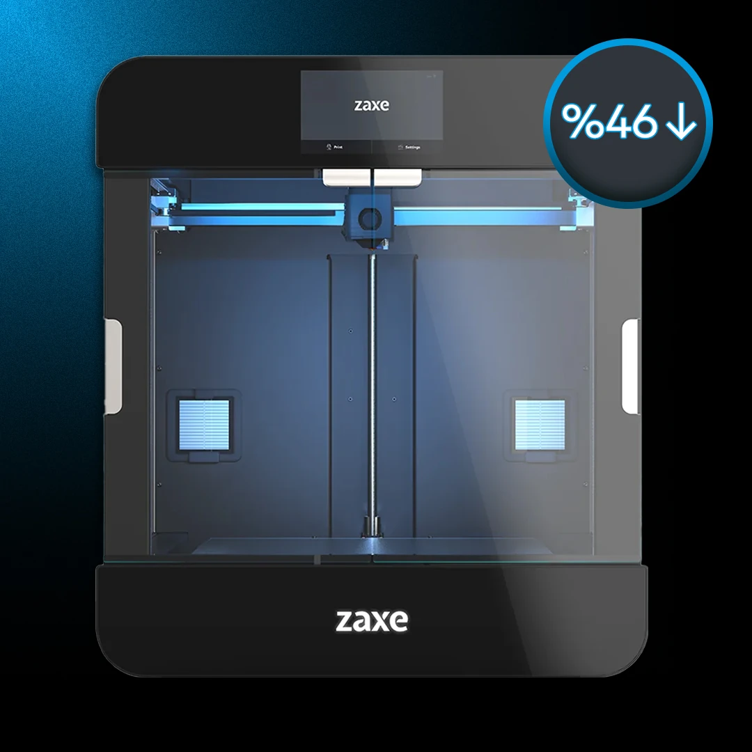 Zaxe Z3S 3D Yazıcı | Zaxe Mavi Kasım🔵