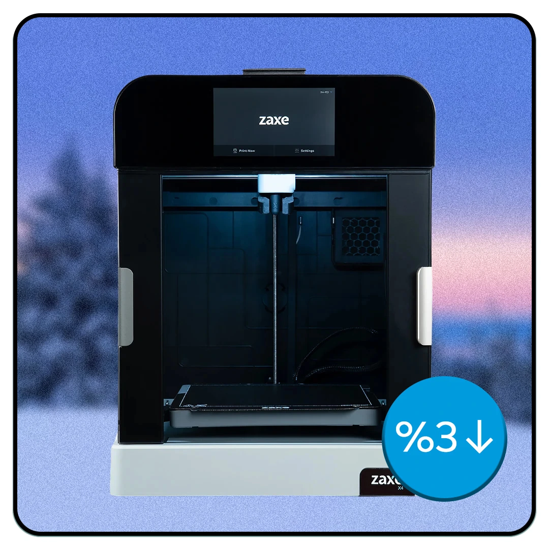 Zaxe X4 3D Yazıcı | Yıl Sonu İndirimleri ❄️