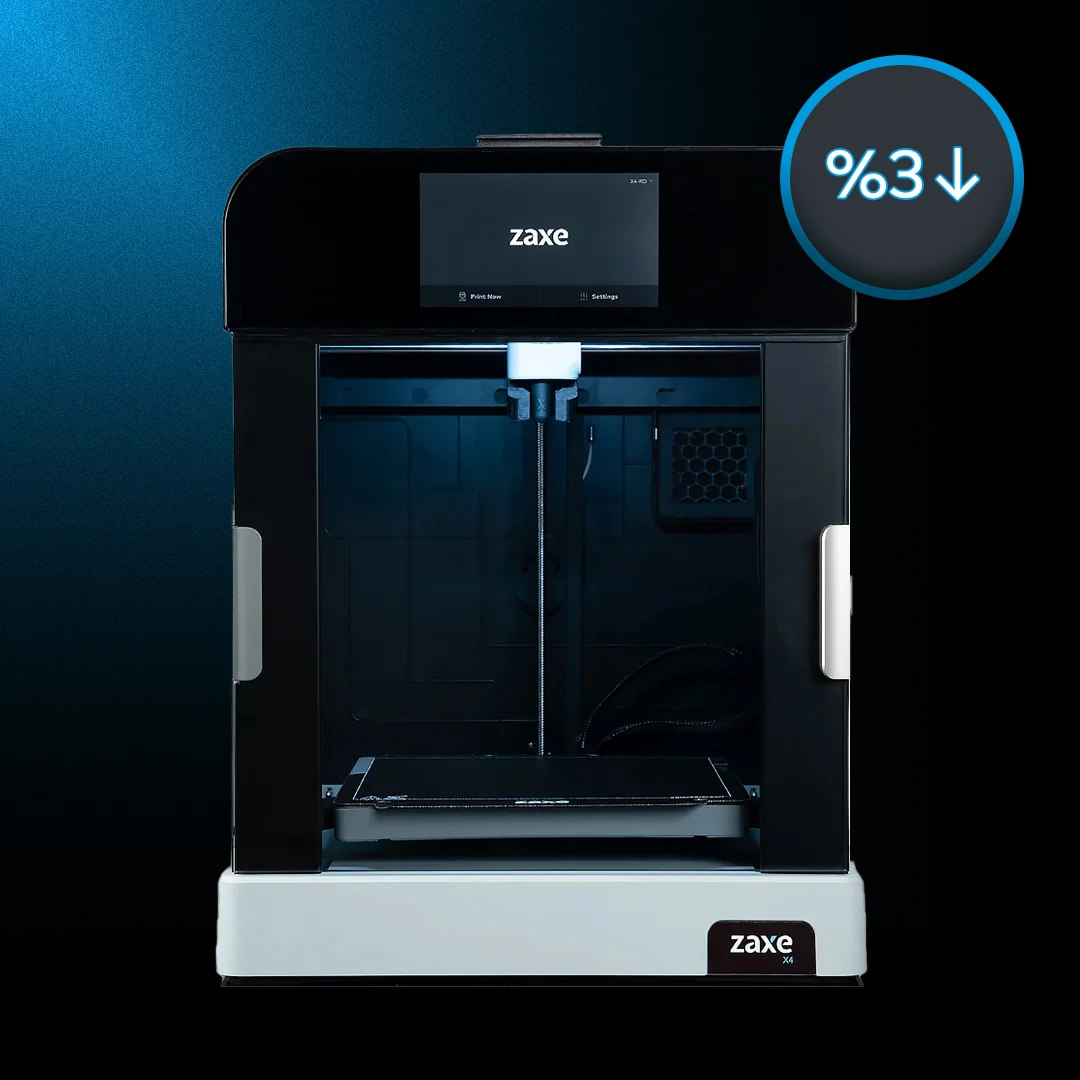 Zaxe X4 3D Yazıcı | Zaxe Mavi Kasım🔵