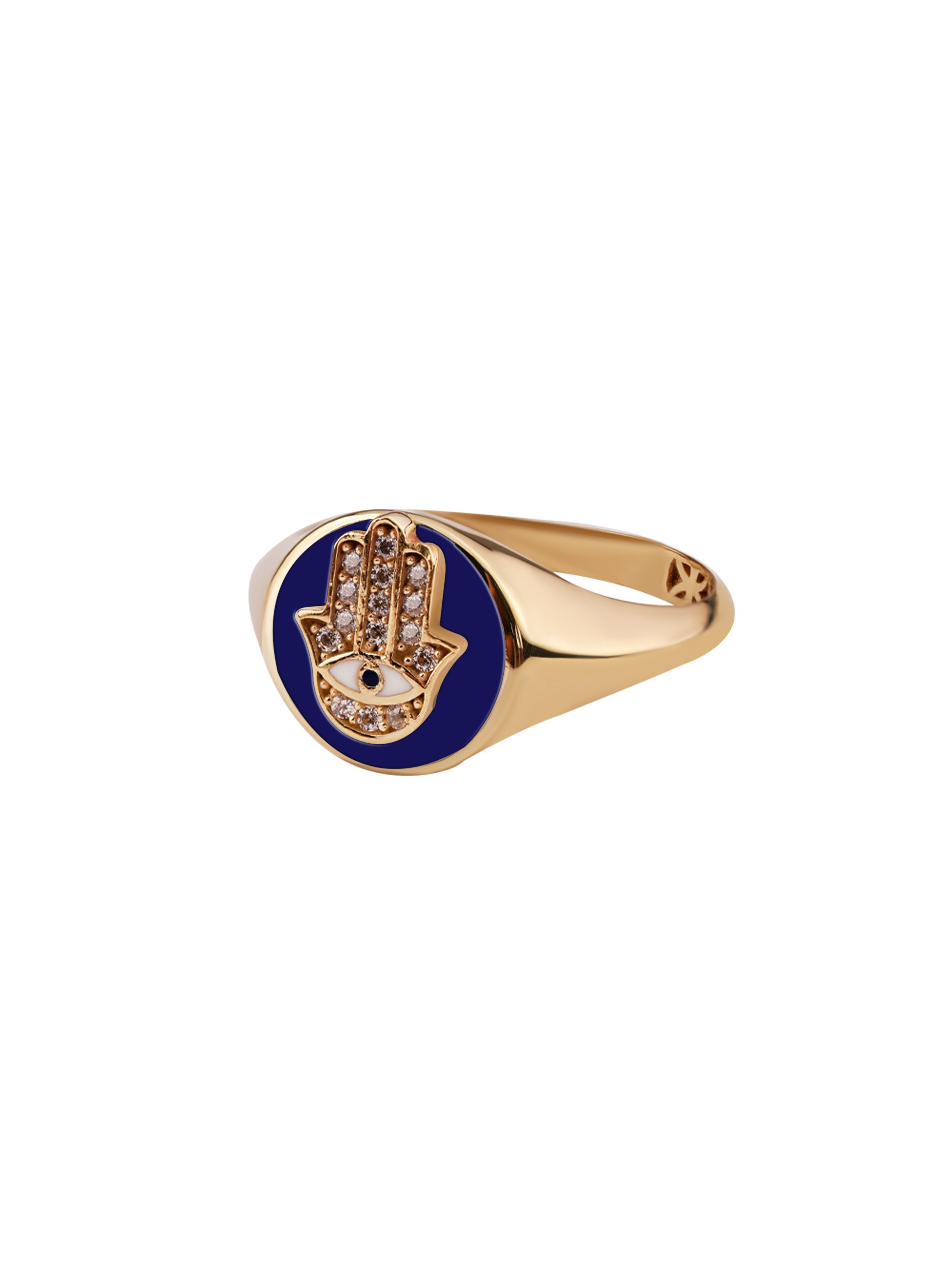 Majestic Hamsa Gold Ring B 14268