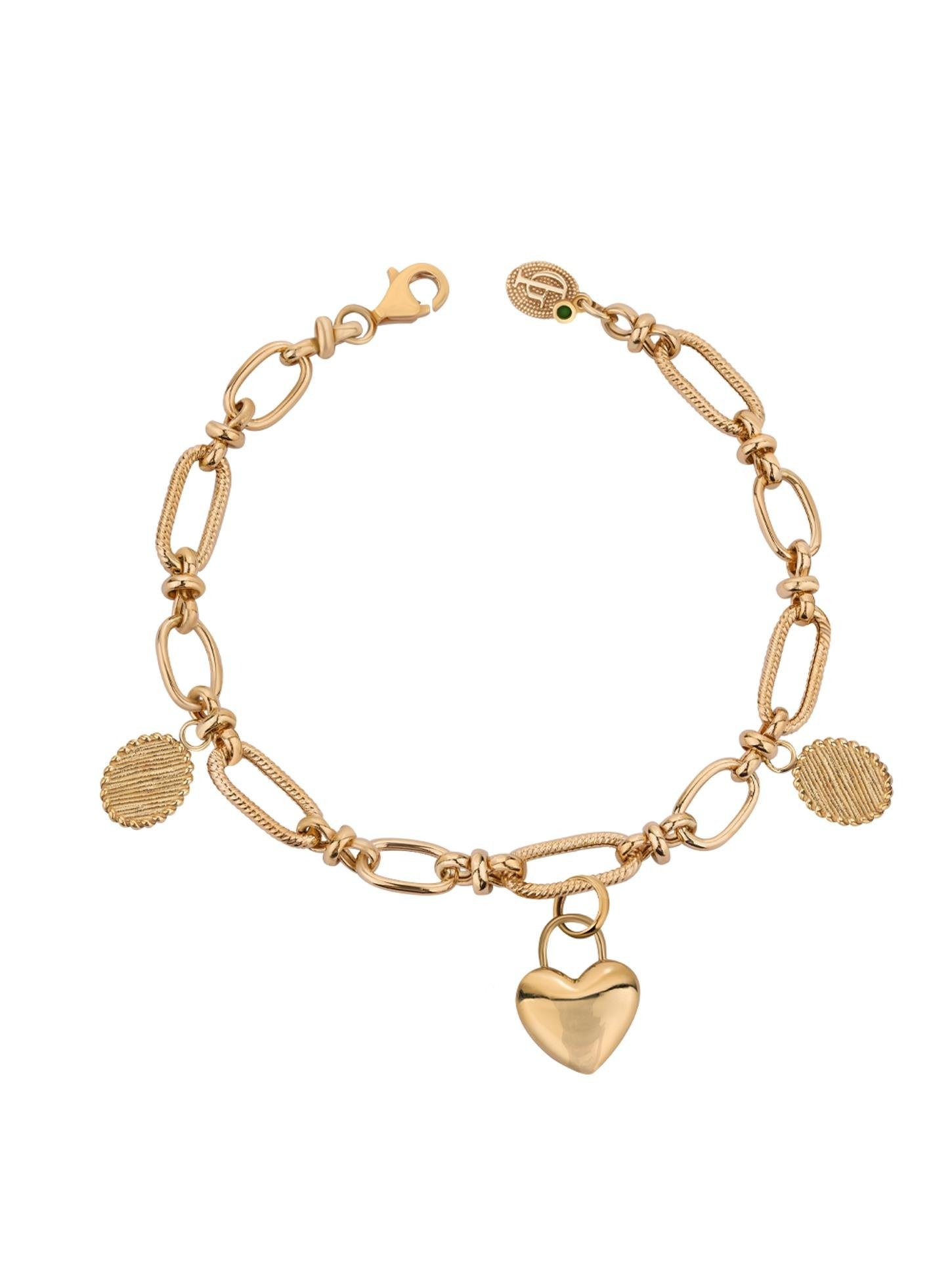 Love Link Charmed Gold Bracelet 14306