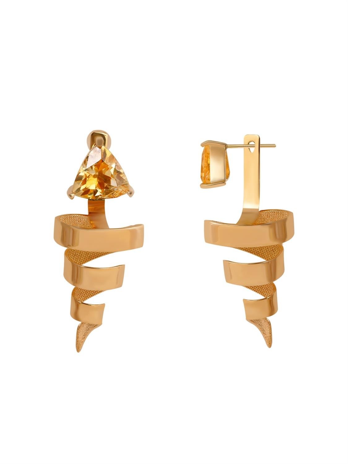 Breez Tornado Gold Earring B 18055