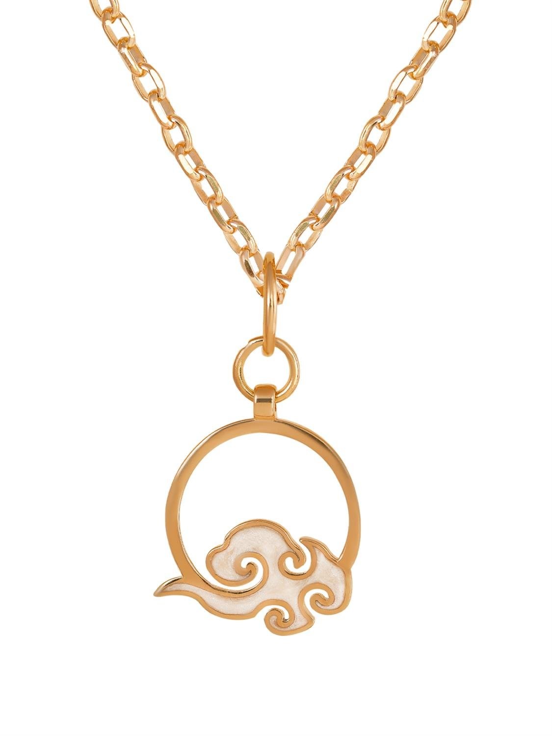 Breeze Puff Gold Necklace 18068