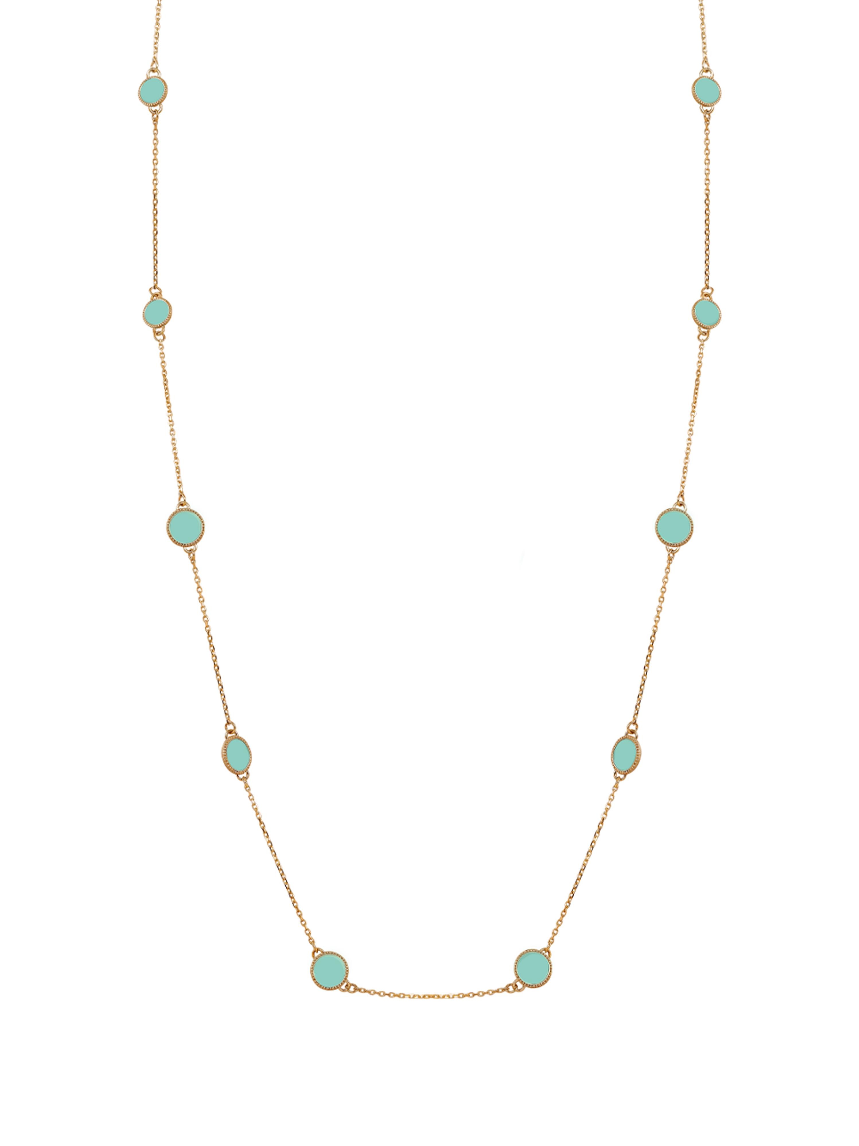 Grand Royal Blue Mark Gold Necklace 14322