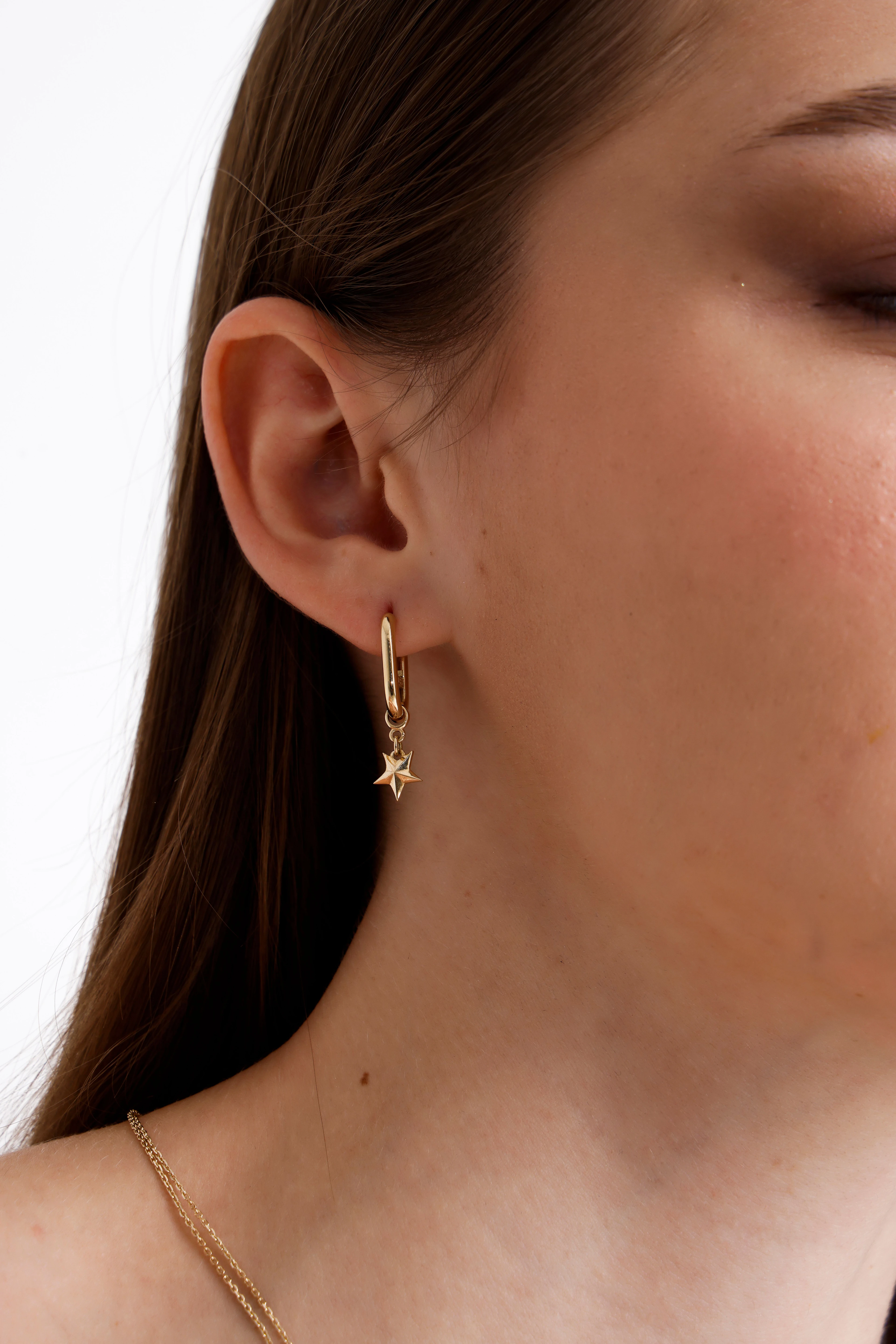 Starpiece Charmed Gold Earring 18171
