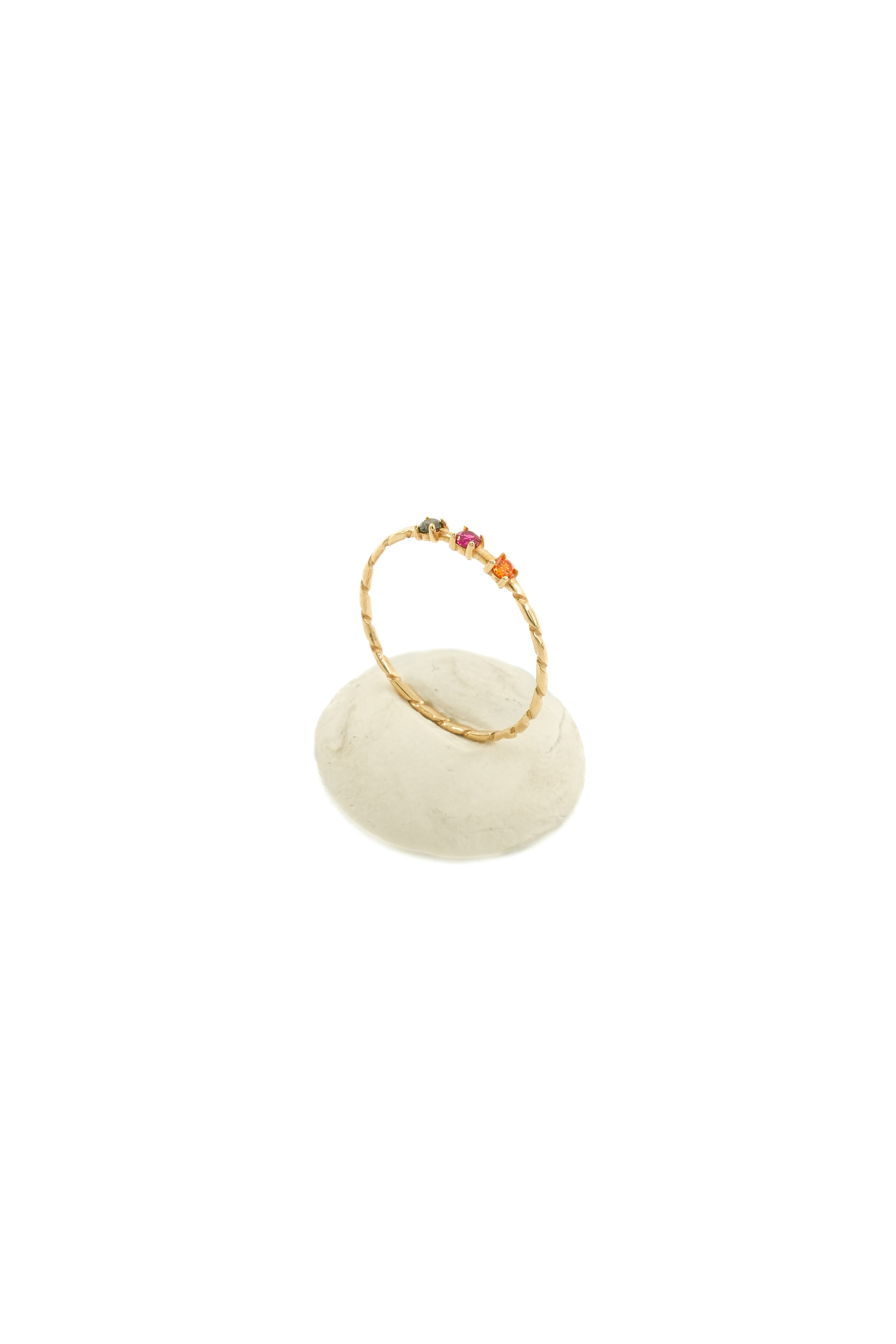 Woven Triple Gold Ring 18223