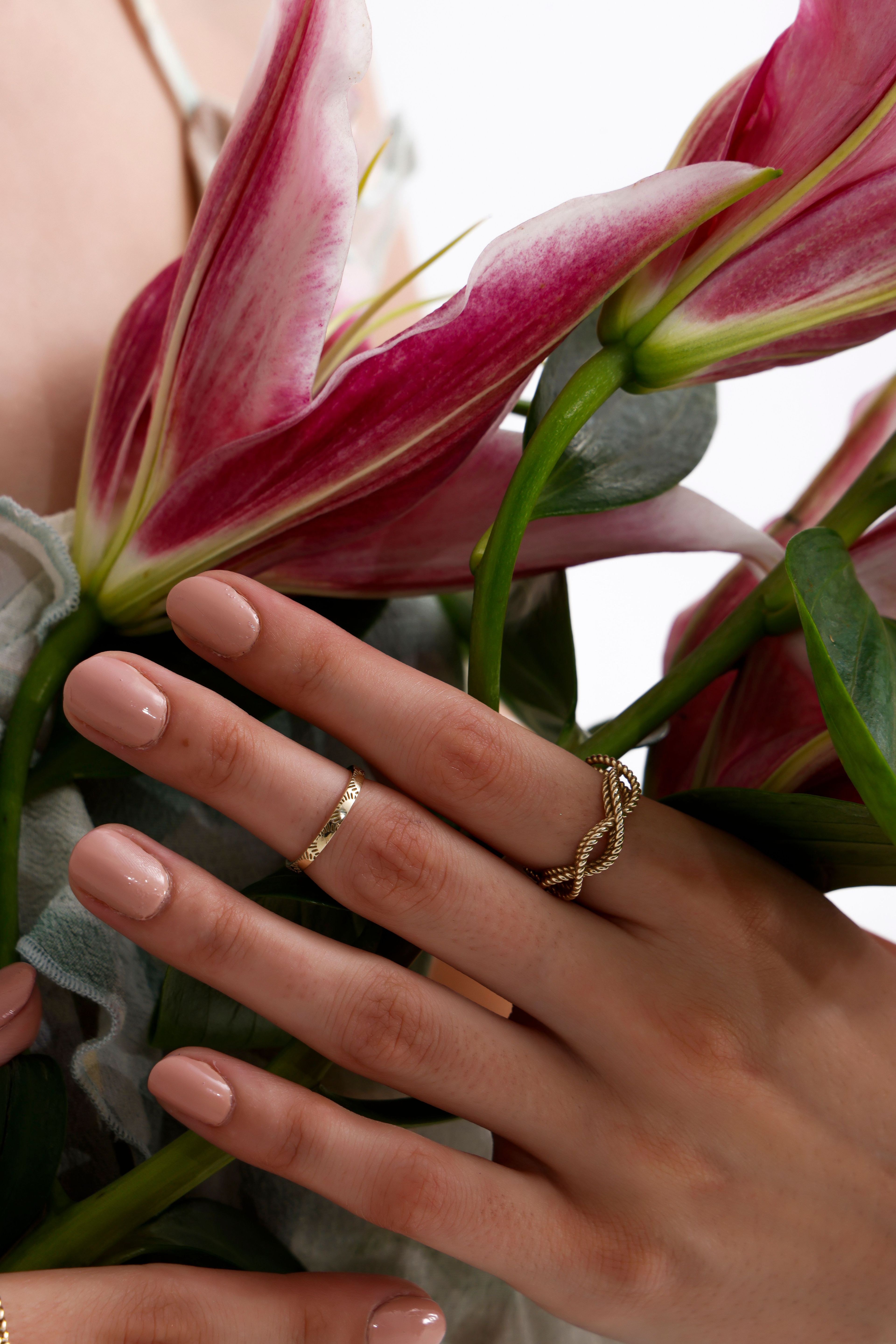 Twist Gold Ring 14287