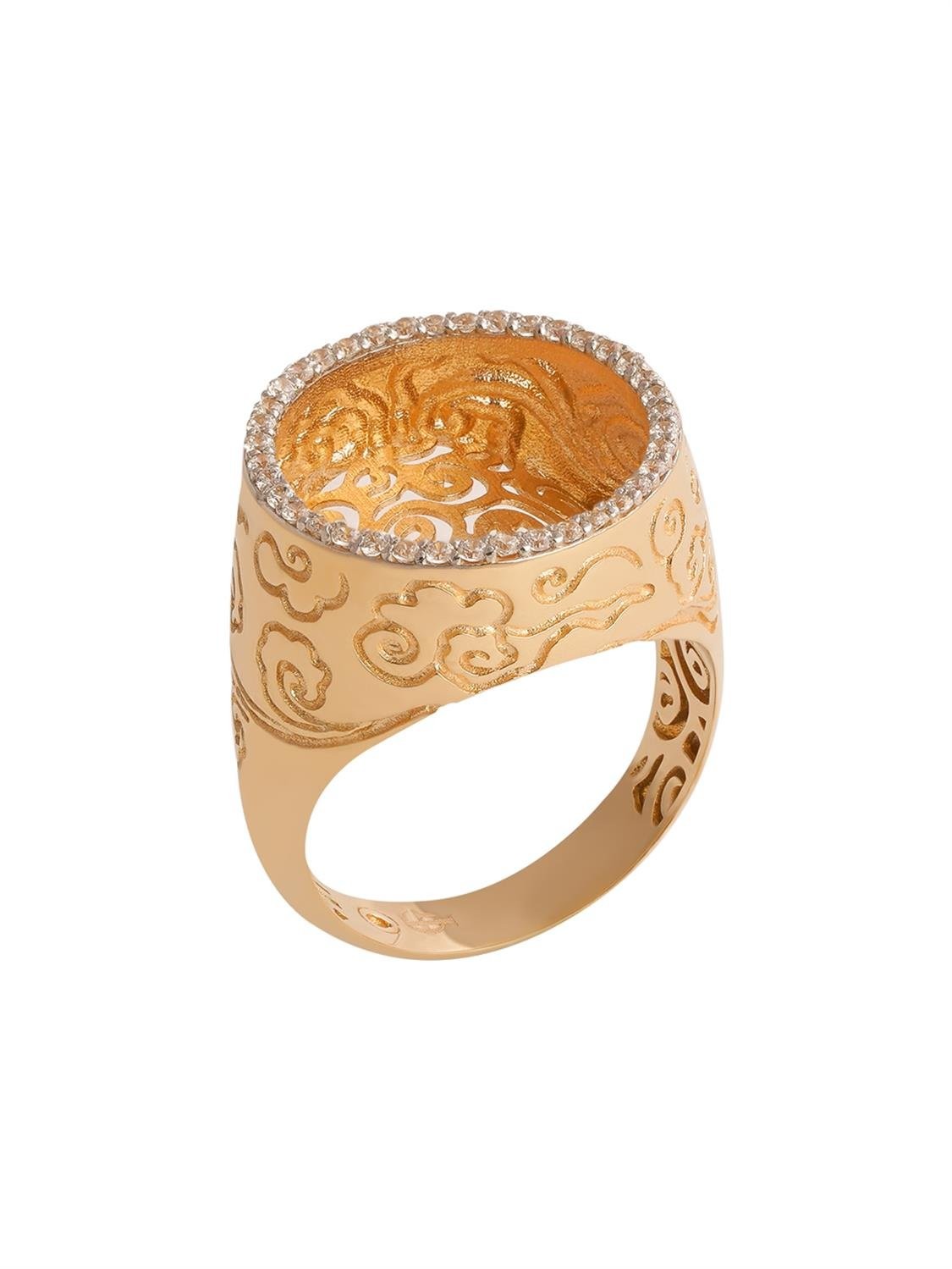 Breez Flow Gold Ring 18048