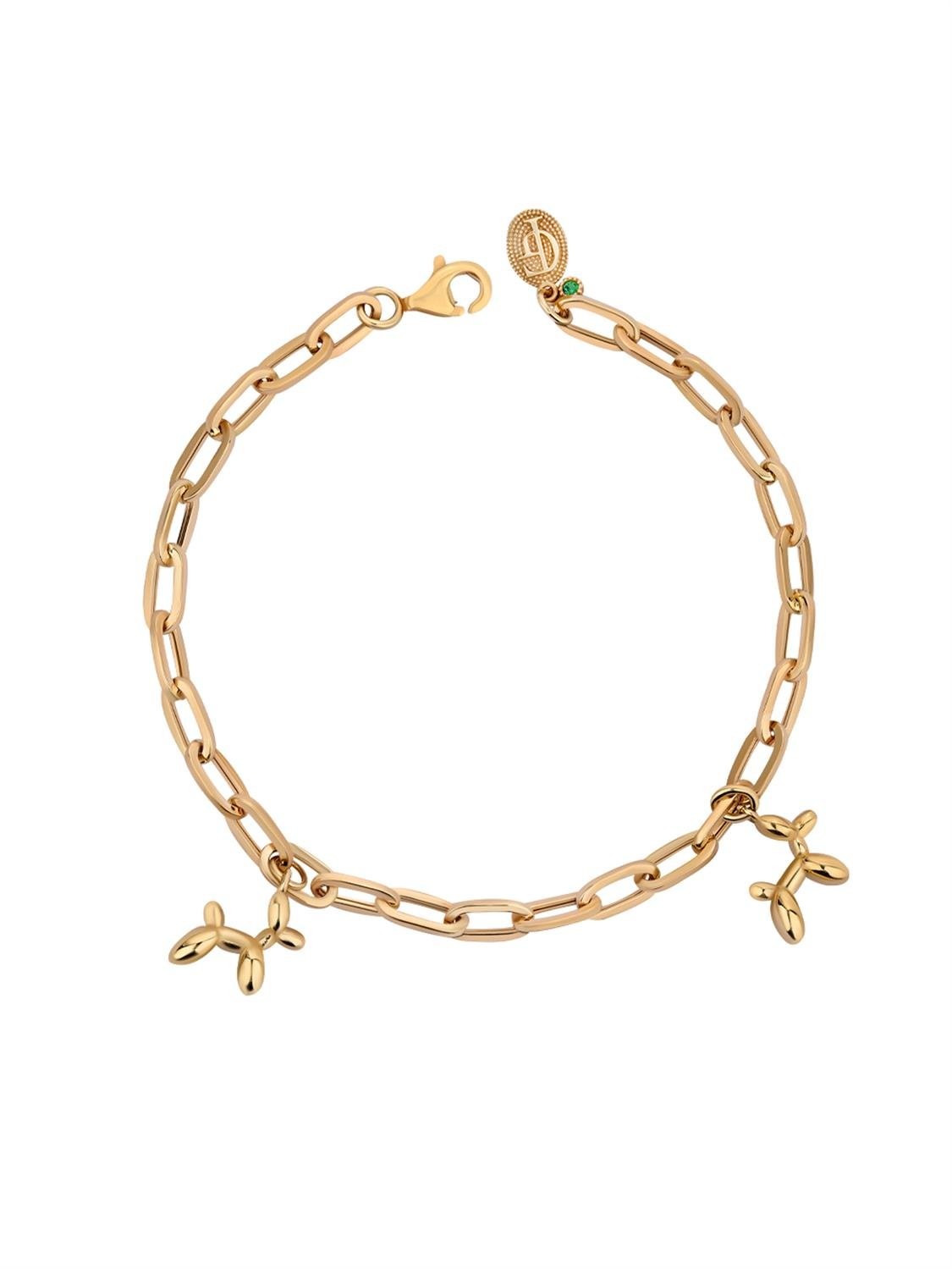 Baloon Dog Gold Bracelet 14310