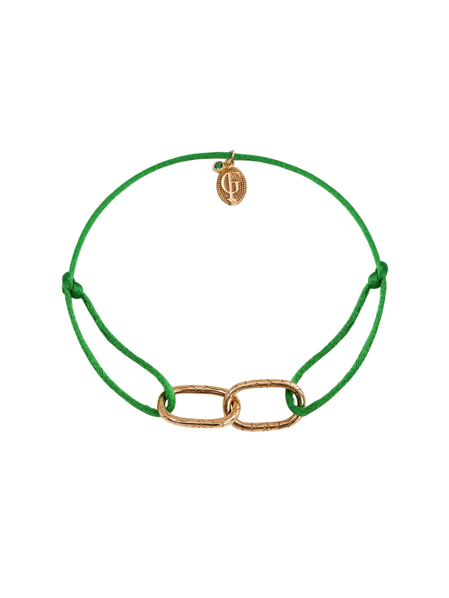 Twist Chain Gold String Bracelet 14297