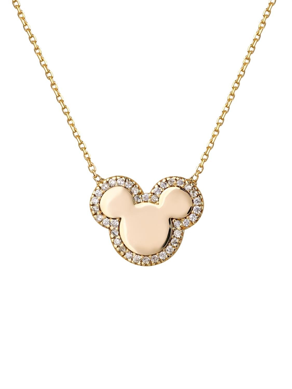 Majestic Mini Micky Gold Necklace 14229