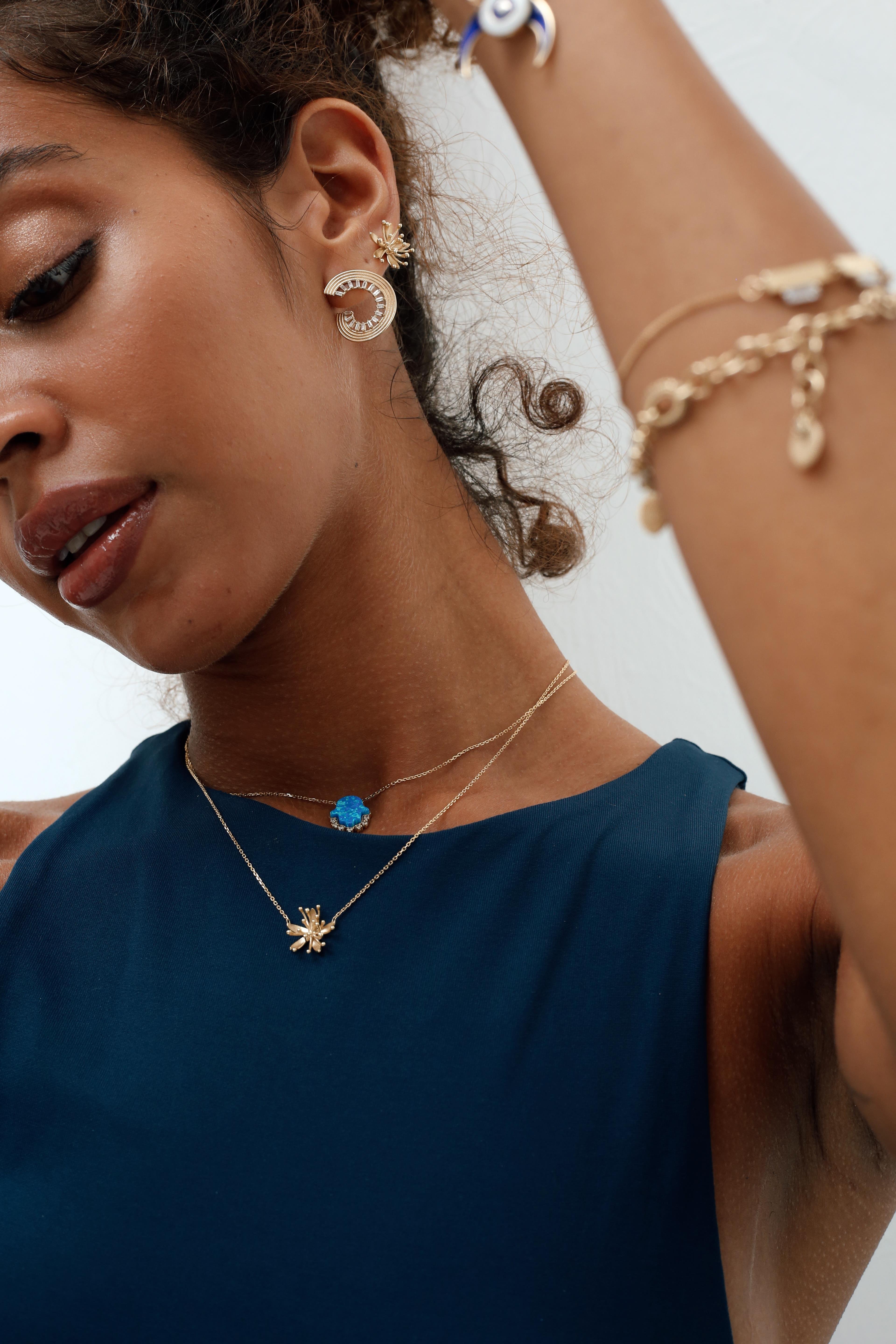 Jasmine Blossom Gold Necklace 14248