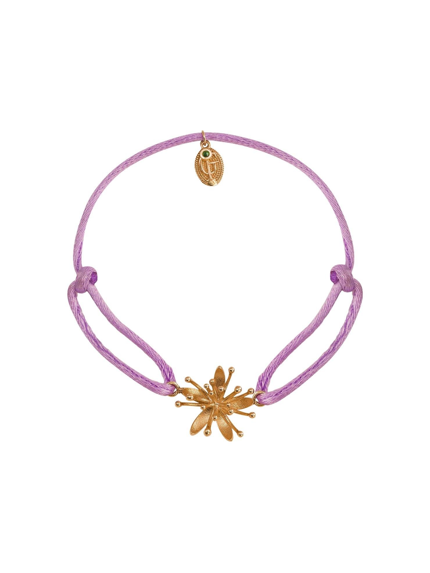 Jasmine Blossom Gold String Bracelet 14289