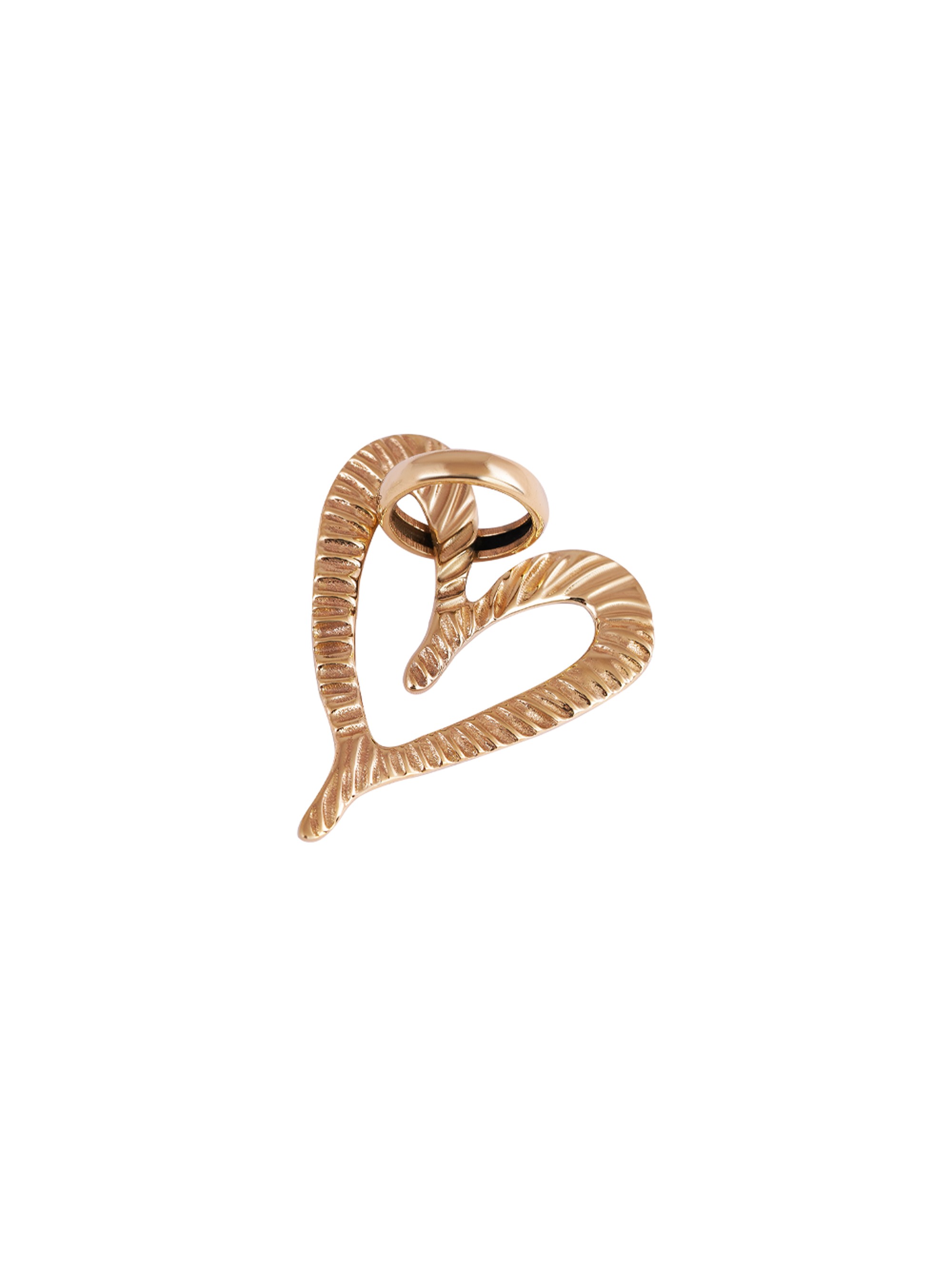 Molten Love Pendant Gold Charm 14239