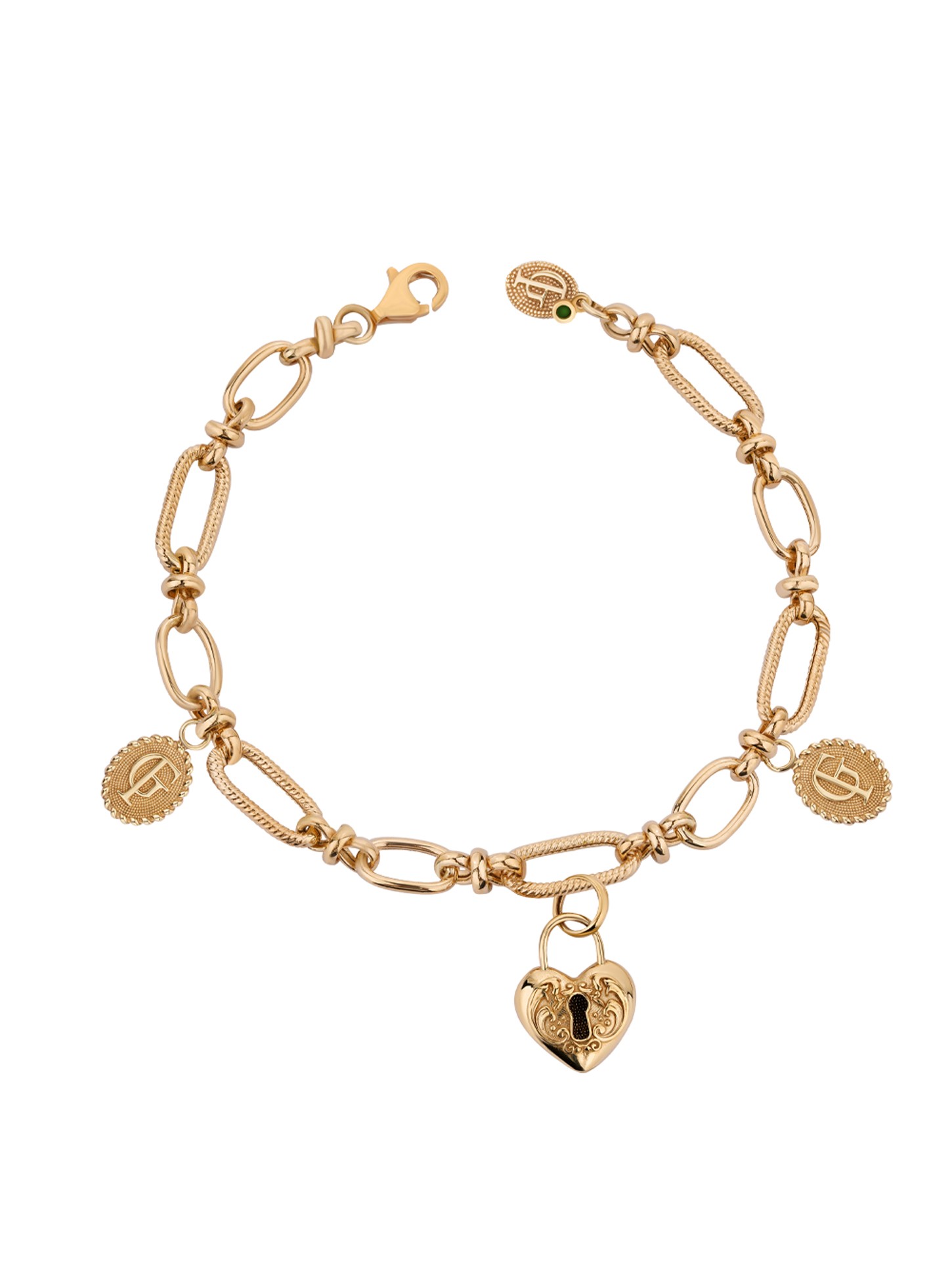 Love Link Charmed Gold Bracelet 14306