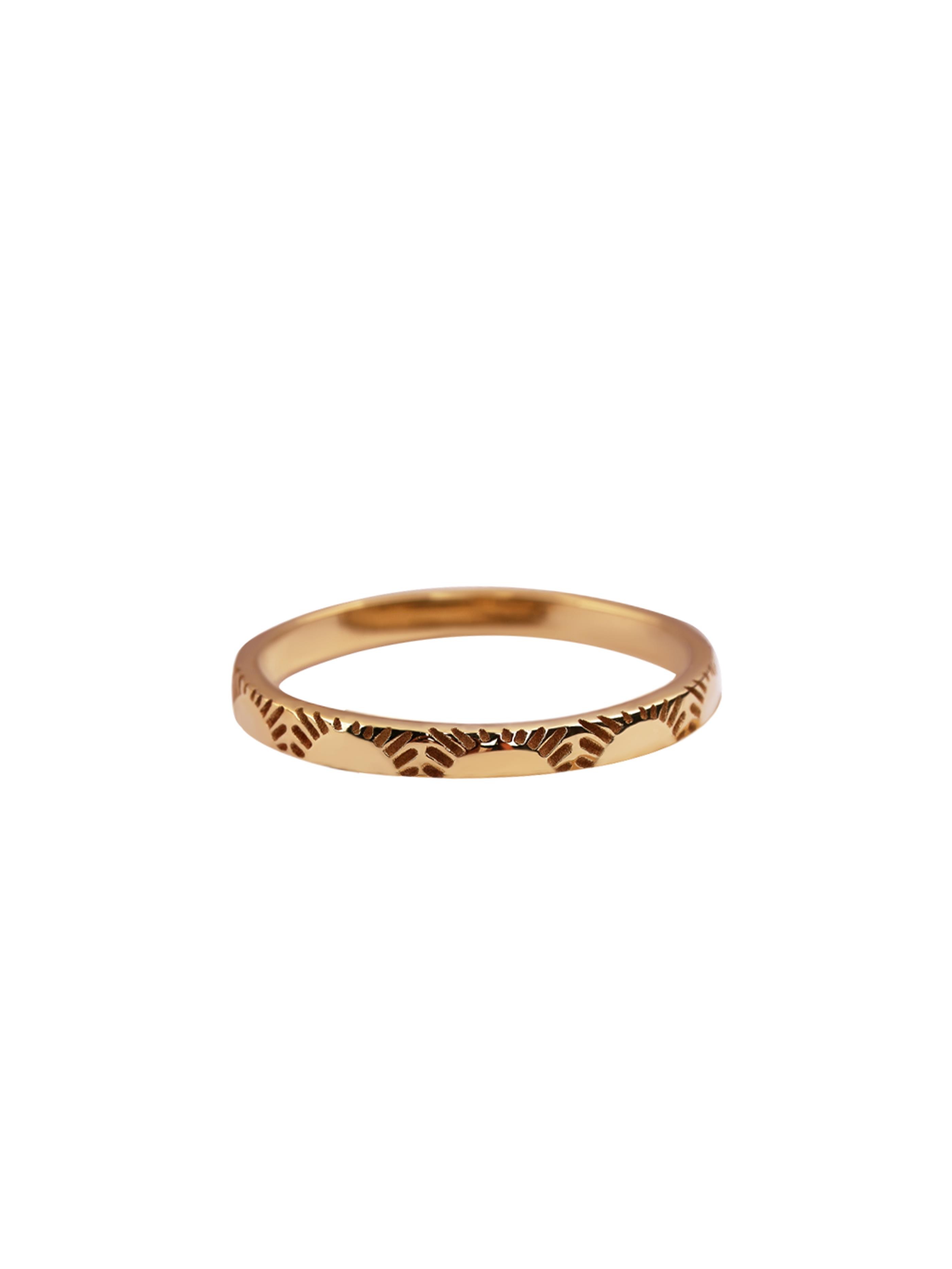 Motif Magic Gold Ring 14270