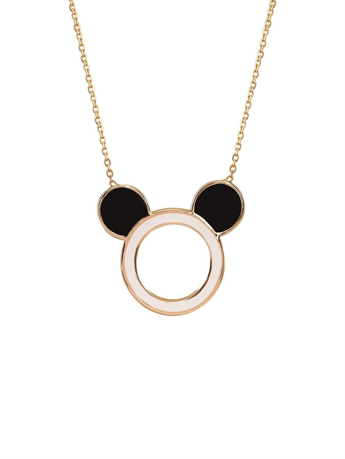 Mini Micky Gold Necklace 14247