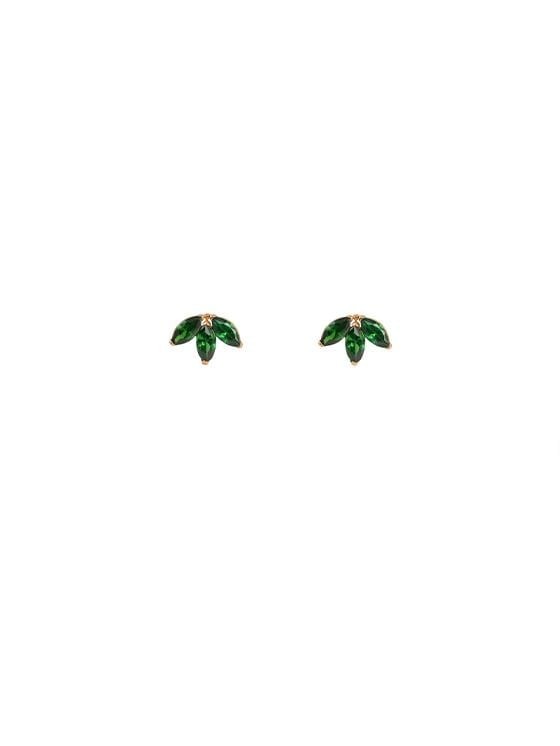 Terra Single Bud Gold Earring 18121