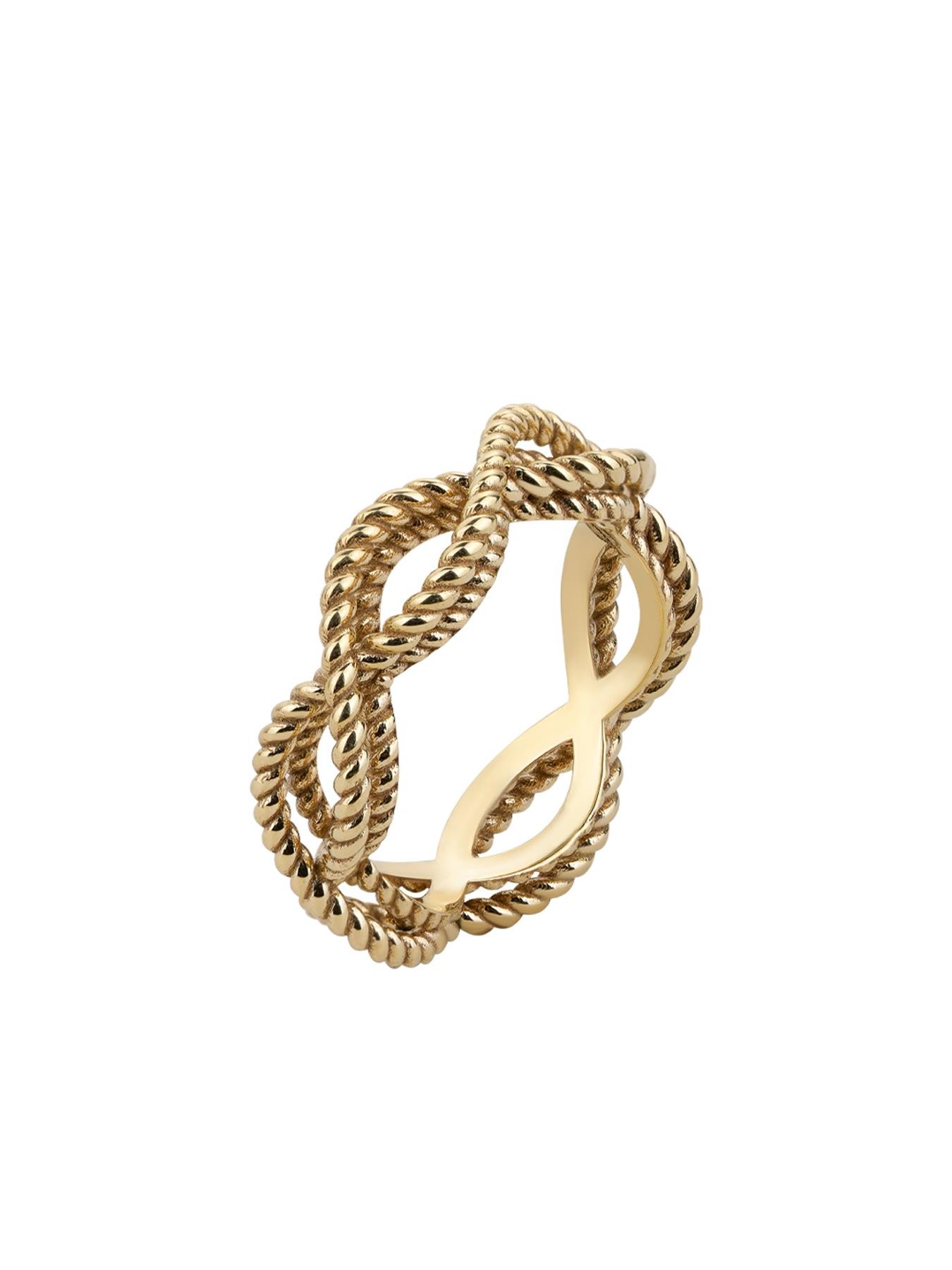 Twist Gold Ring 14287