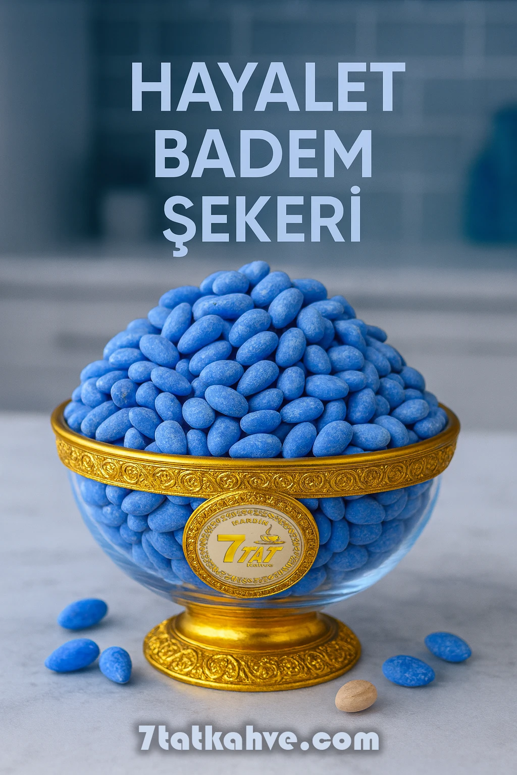 Hayalet Badem Şekeri Mavi