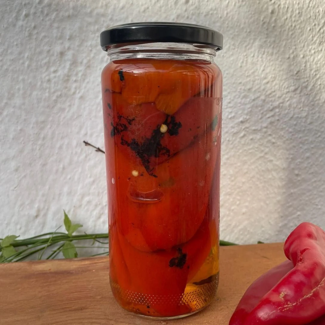 Közlenmiş Biber Konservesi 500gr