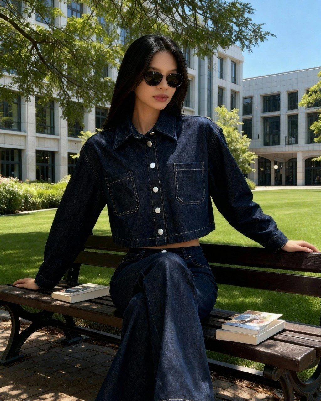 Apile Kadın Denim Gömlek Ceket