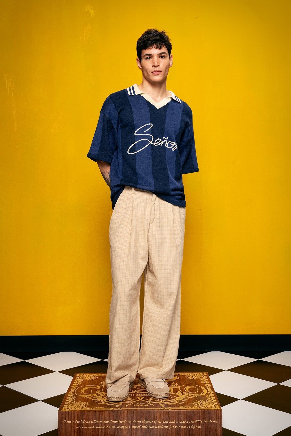 Gıesto 2002 Old Money Polo Yaka Senıor Oversize T-Shirt