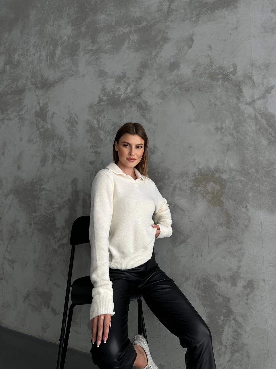 Madame Cix 2118 Polo Yaka Teddy Triko Kazak