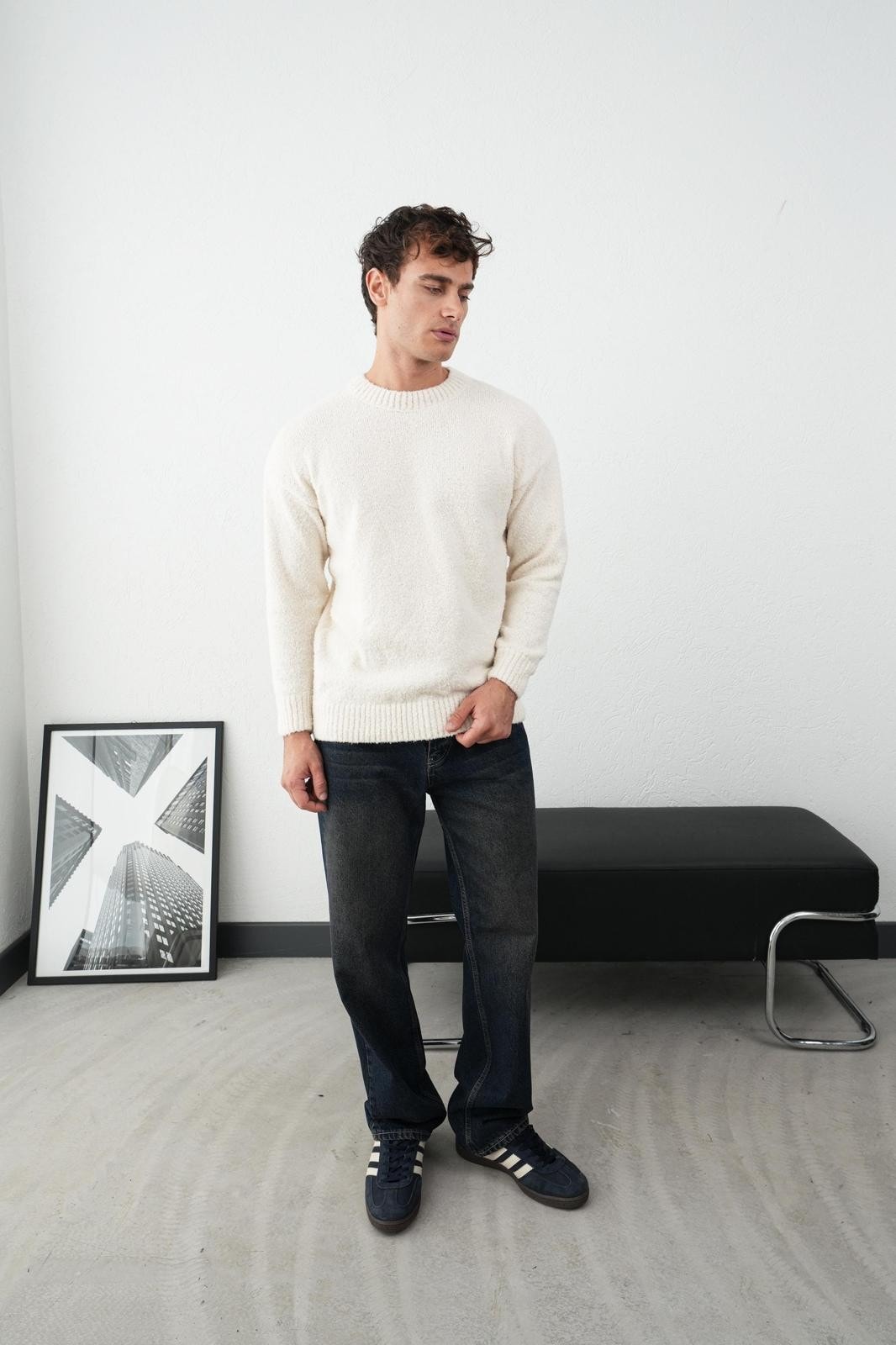 0 Yaka Erkek Triko Kazak